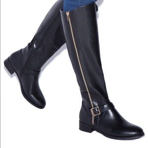 BALMANI FLAT BOOT - BLACK BOOTS NWT